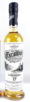 Longmorn 2008 – 17 Jahre Bourbon Cask mit 49,2% Excalibur Serie von The Maltman - single Malt scotch Whisky